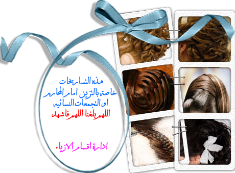 السلام عليكم اليوم قدمت لكم مجموعه من الصور لتسريحات شعر