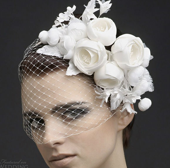 bridal accessories  amy's HEADPIECES Olivia Headpieces   2013